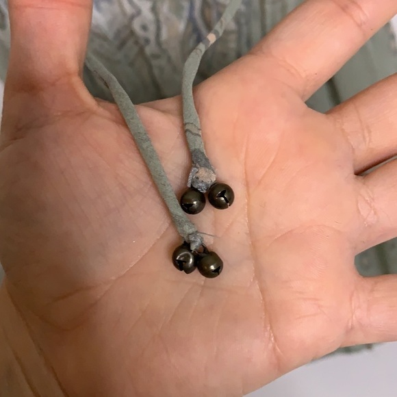 New Free People Ivory Combo Grey Paisley Bohemian tunic top Small oversized nwt - Picture 5 of 10